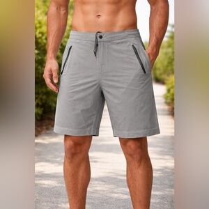 Mack Weldon Gray Hybird Stretch Golf Performance, Shorts Sz Large